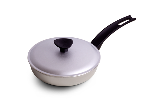 [D40201] Frying pan with aluminum lid,d. 200 mm