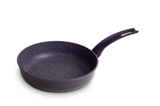 [AD42240] Frying pan with corrugated bottom without lid, d. 240 mm