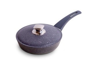 [АD50261] Frying pan with aluminum lid,d. 260 mm