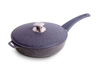 [АD50281] Frying pan with aluminum lid,d. 280 mm